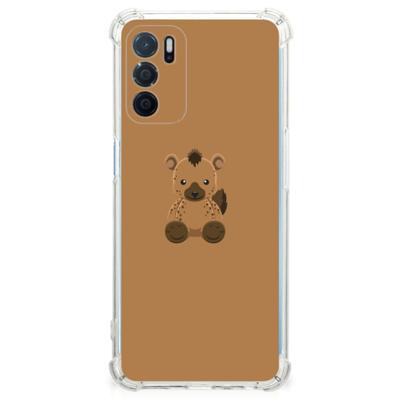 OPPO A16 | A16s | A54s Stevig | Bumper Hoesje | Baby Hyena