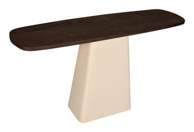 Brix Sidetable 'Mylon' Mangohout en gecoat staal, 140cm