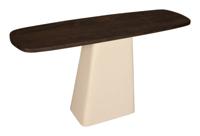 Brix Sidetable 'Mylon' Mangohout en gecoat staal, 140cm