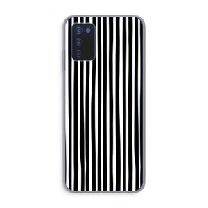 Stripes: Samsung Galaxy A03s Transparant Hoesje