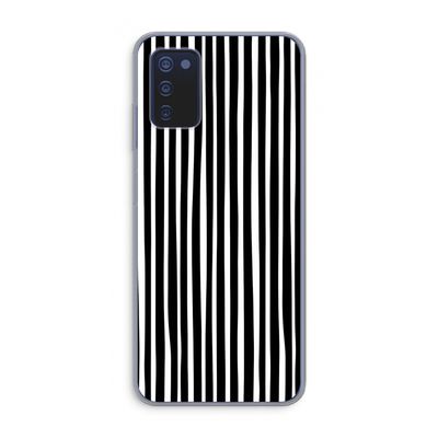 Stripes: Samsung Galaxy A03s Transparant Hoesje