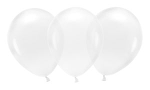 Transparante ballonnen 30cm 10 stuks