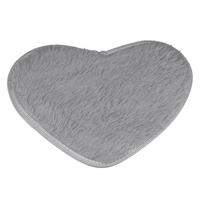 Hart vorm non-slip bad Mats keuken tapijt Home Decoratie grootte: 60 * 70CM (zilvergrijs)