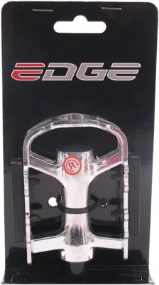 Fietspedalen Edge MTB / Trekking Luxe - Aluminium Zilver