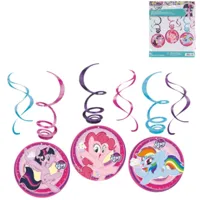 Amscan Spiraal hanger my little pony 80 cm set van 6 | 20 stuks