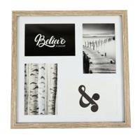 Fotolijst 4 passe-partout eiken 10 x 15 cm | 6 stuks