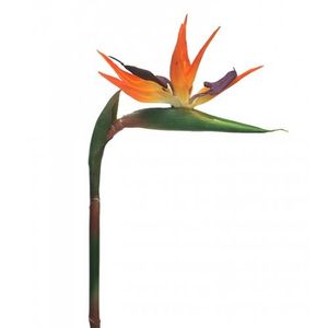 Strelitzia Small 84 cm oranje kunstplant - Nova nature