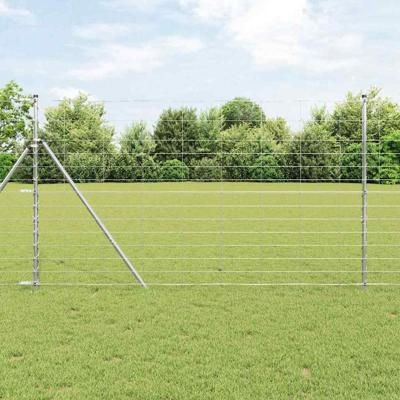 Weidehekwerk Zilver 25 x 1.4 m Gegalvaniseerd staal