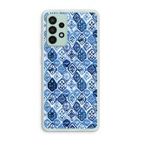 Blauw motief: Samsung Galaxy A52s 5G Transparant Hoesje
