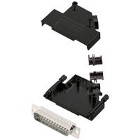 encitech D45ZK25-BK-DMP-W-K 6355-8103-23 D-sub male connectorset 45 ° Aantal polen: 25 Soldeerkelk 1 stuk(s)