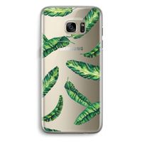 Lange bladeren: Samsung Galaxy S7 Edge Transparant Hoesje
