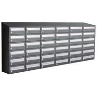 Allux Hive Set 6-Breed, 6-Hoog Met Dak Antraciet - 40030065_6x6d