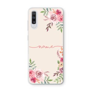 Rozen: Samsung Galaxy A70 Transparant Hoesje