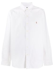 Polo Ralph Lauren chemise à logo brodé - Blanc