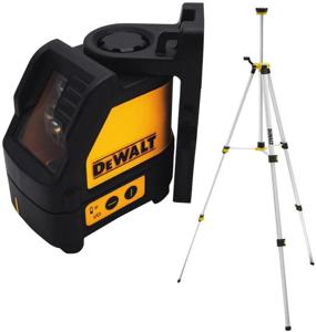 DeWALT DW088CGTRI Kruislijnlaser Groen 15m + DE0881T Statief