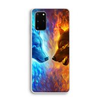 Fire & Ice: Samsung Galaxy S20 Plus Transparant Hoesje