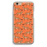 Cheetah: iPhone 6 / 6S Transparant Hoesje Cheetah: iPhone 6 / 6S Transparant Hoesje