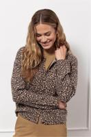 Studio Anneloes Delia Leopard Cardigan 13121 Vest 1322 Caramel/latte