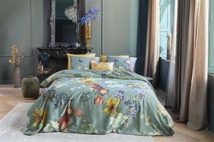 Beddinghouse Beddinghouse x Van Gogh Museum Partout des Fleurs Bedspread - Green 260x260 cm