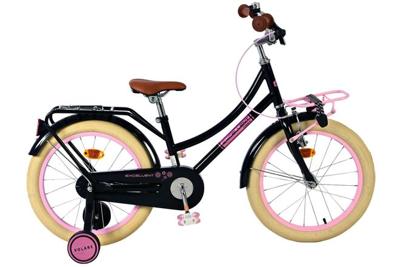 Volare excellent kinderfahrrad - mädchen - 18 zoll - schwarz - 95 % zusammengebaut