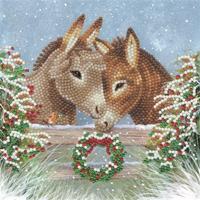 Diamond painting ezel liefde kerstkaarten maken Diamond painting ezel liefde kerstkaarten maken