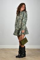 Ganni jurk W1096 jadeite