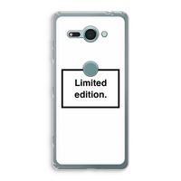 Limited edition: Sony Xperia XZ2 Compact Transparant Hoesje