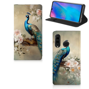 Hoesje maken voor Huawei P30 Lite New Edition Vintage Pauwen