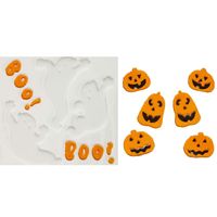 Horror gel raamstickers Spoken/pompoenen - 2x vellen - Halloween thema decoratie/versiering