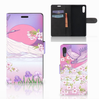 Sony Xperia XZ | Sony Xperia XZs | Telefoonhoesje | Met pasjeshouder | Bird Flying