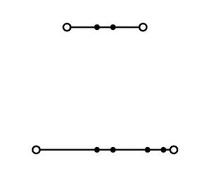 WAGO 2000-2231 Doorgangsklem 2-etages 3.50 mm Spanveer Toewijzing: L, L Grijs 1 stuk(s)