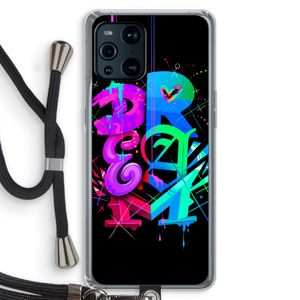 Dream: Oppo Find X3 Transparant Hoesje met koord