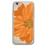 Orange Ellila flower: iPhone 6 Plus / 6S Plus Transparant Hoesje