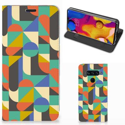 LG V40 Thinq | Hoesje met Magneet | Funky Retro