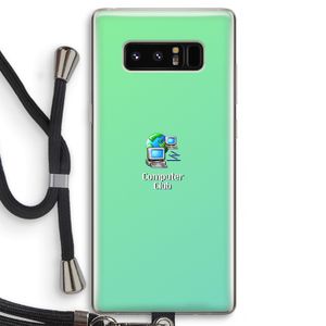 Win98: Samsung Galaxy Note 8 Transparant Hoesje met koord