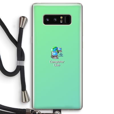 Win98: Samsung Galaxy Note 8 Transparant Hoesje met koord