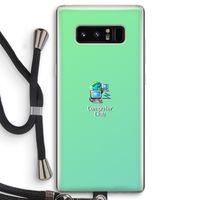 Win98: Samsung Galaxy Note 8 Transparant Hoesje met koord