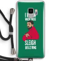 Sleigh Bells Ring: Samsung Galaxy S9 Transparant Hoesje met koord