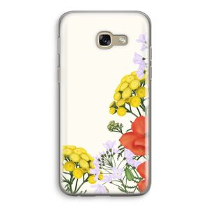 Wilde bloemen: Samsung Galaxy A5 (2017) Transparant Hoesje