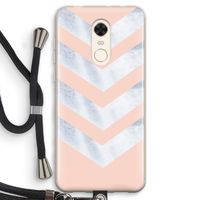 Marmeren pijlen: Xiaomi Redmi 5 Transparant Hoesje met koord