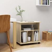 Rolkast 60x45x60 cm bewerkt hout sonoma eikenkleurig
