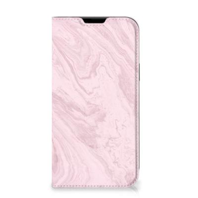 Apple iPhone 14 Plus | Standcase | Marble Pink - Origineel Cadeau Vriendin