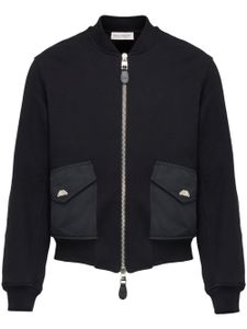 Alexander McQueen veste bomber Hybrid - Noir