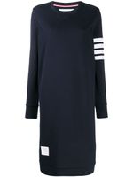 Thom Browne 4-Bar loopback sweatshirt dress - Bleu - thumbnail