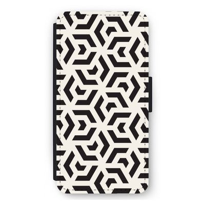 Crazy pattern: iPhone 12 Pro Max Flip Hoesje