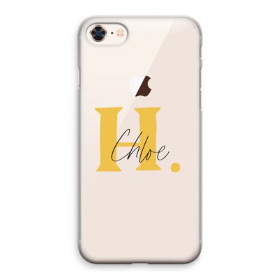 Amber Script: iPhone 8 Transparant Hoesje
