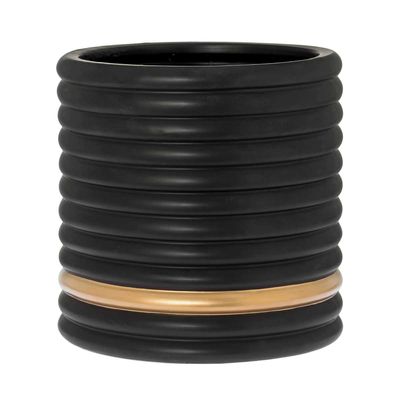 Bloempot Suus zwart mat 30cm Bloempot Suus zwart mat 30cm
