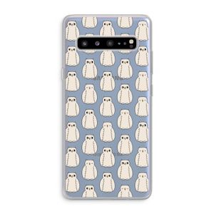 Uilen: Samsung Galaxy S10 5G Transparant Hoesje
