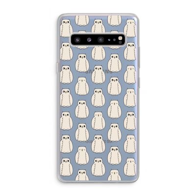 Uilen: Samsung Galaxy S10 5G Transparant Hoesje