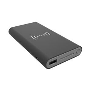 RealPower PB-8000 powerbank 8000 mAh Draadloos opladen Zwart